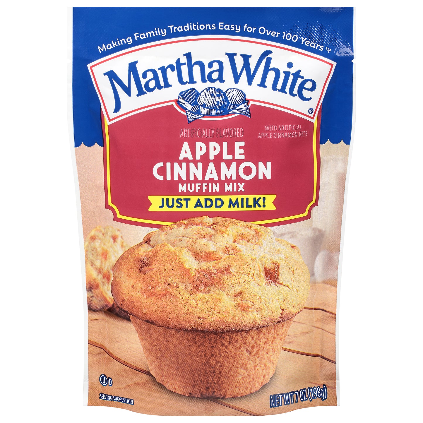Martha White Apple Cinnamon Muffin Mix 7 oz
