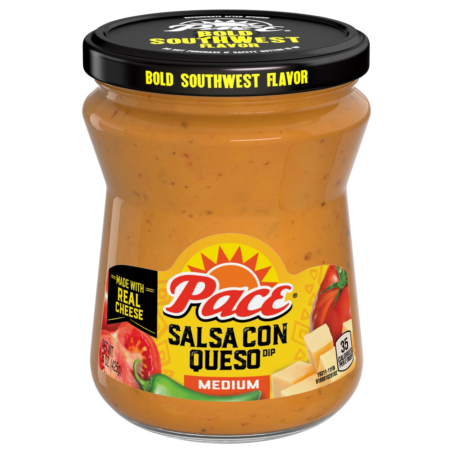 Pace Medium Salsa Con Queso Dip 15 oz