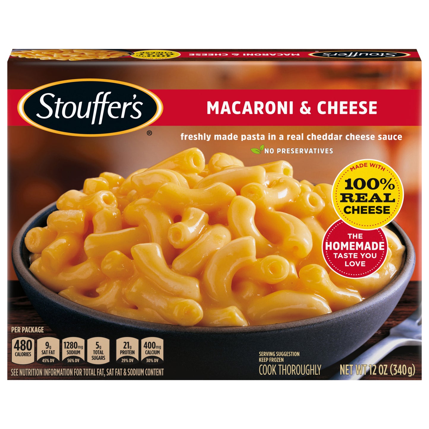 Stouffer's Macaroni & Cheese Frozen Meal 12 oz.