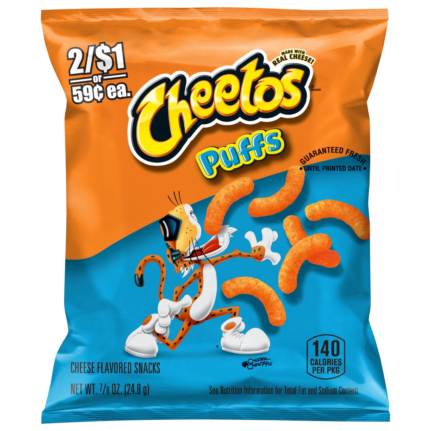 Cheetos Puffs Cheese Flavored Snacks 7/8 Oz