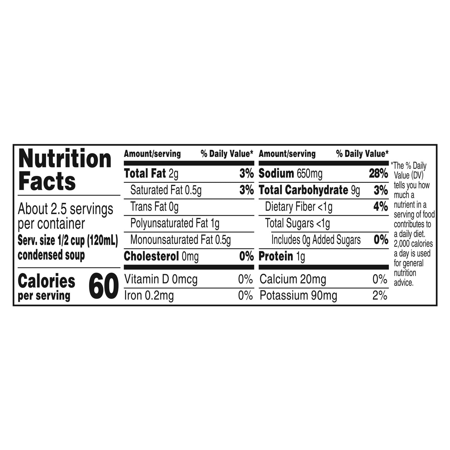 Campbell's 98% Fat Free Cream of Celery Condensed Soup 10.5 oz