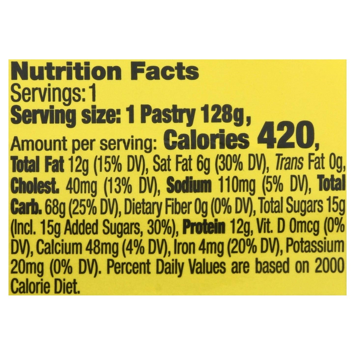 Bon Appetit Semita Sweet Roll 4.5 oz