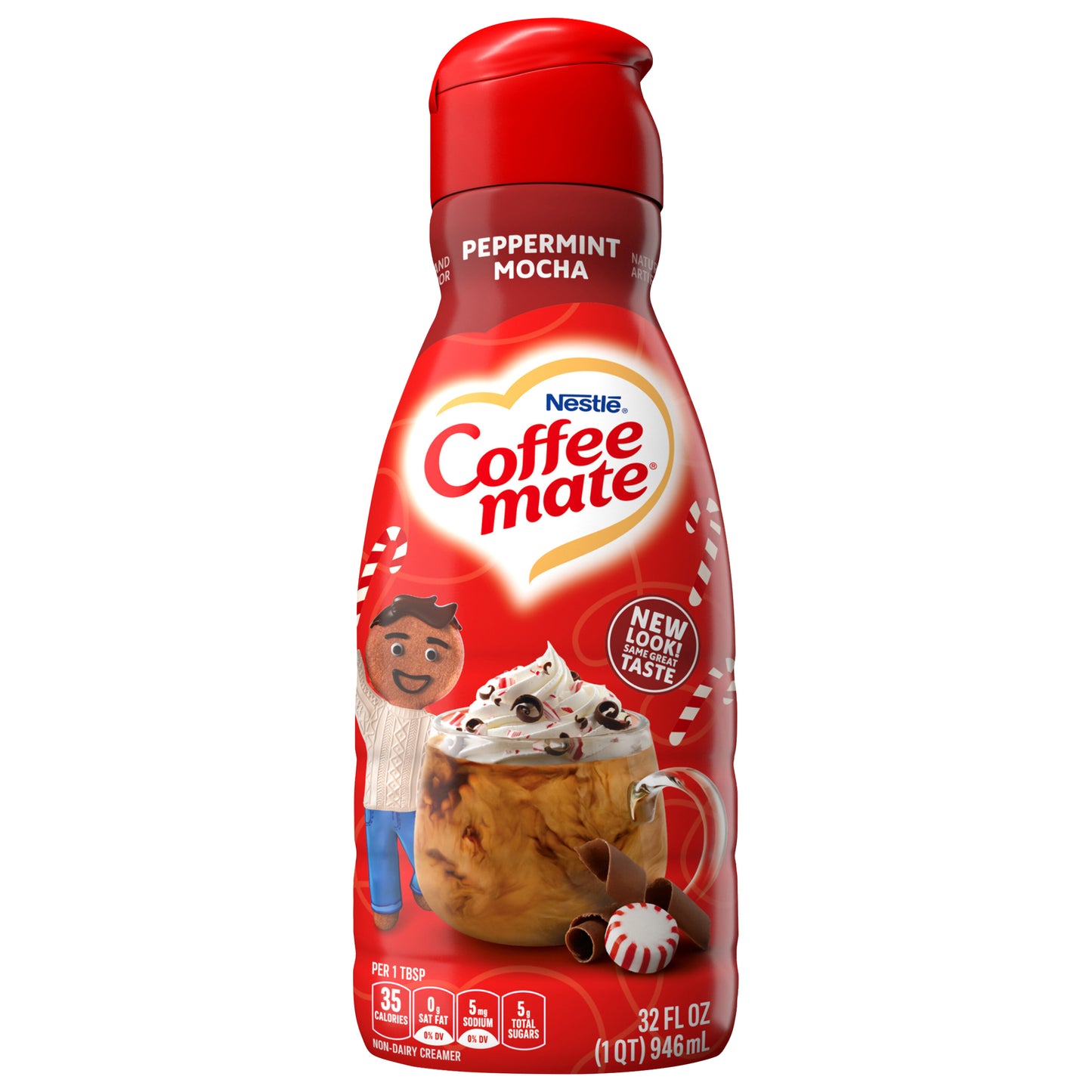Nestle Peppermint Mocha Liquid Coffee Creamer 32 fl oz.