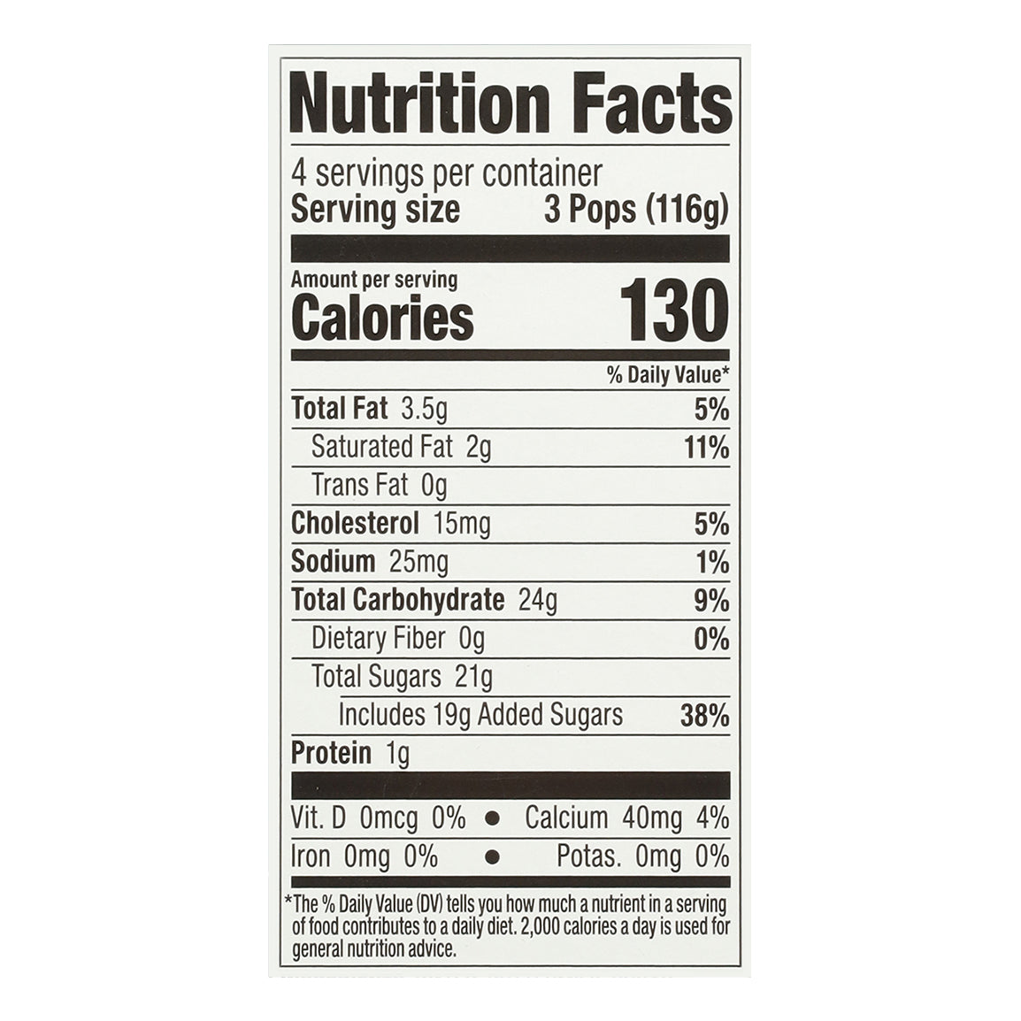 Mayfield Creamery Snow Cream Stix 12 - 1.75 fl oz Pops