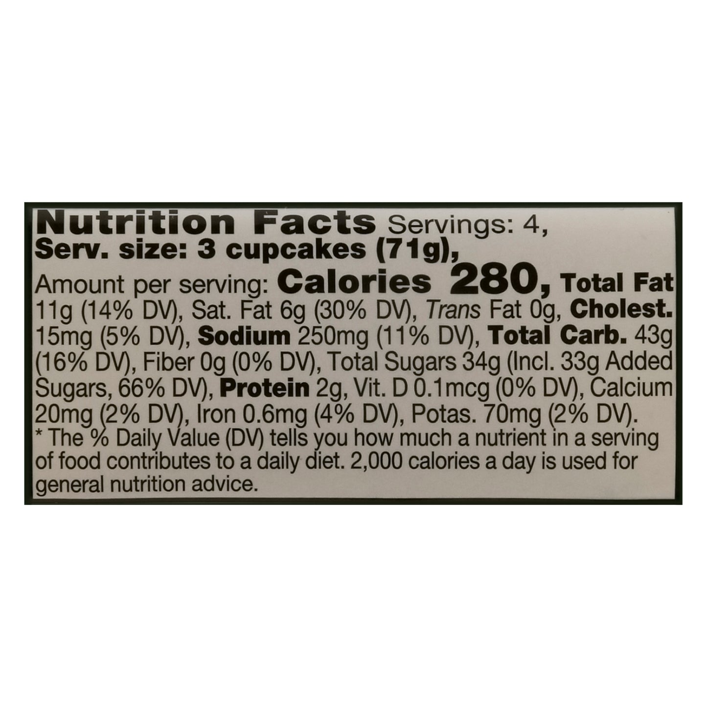 Cafe Valley Bakery Mini 7 Up Lemon Lime Flavored Cupcakes 12 ea