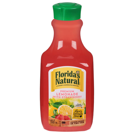 Florida's Natural Premium Lemonade with Strawberry 59 fl oz