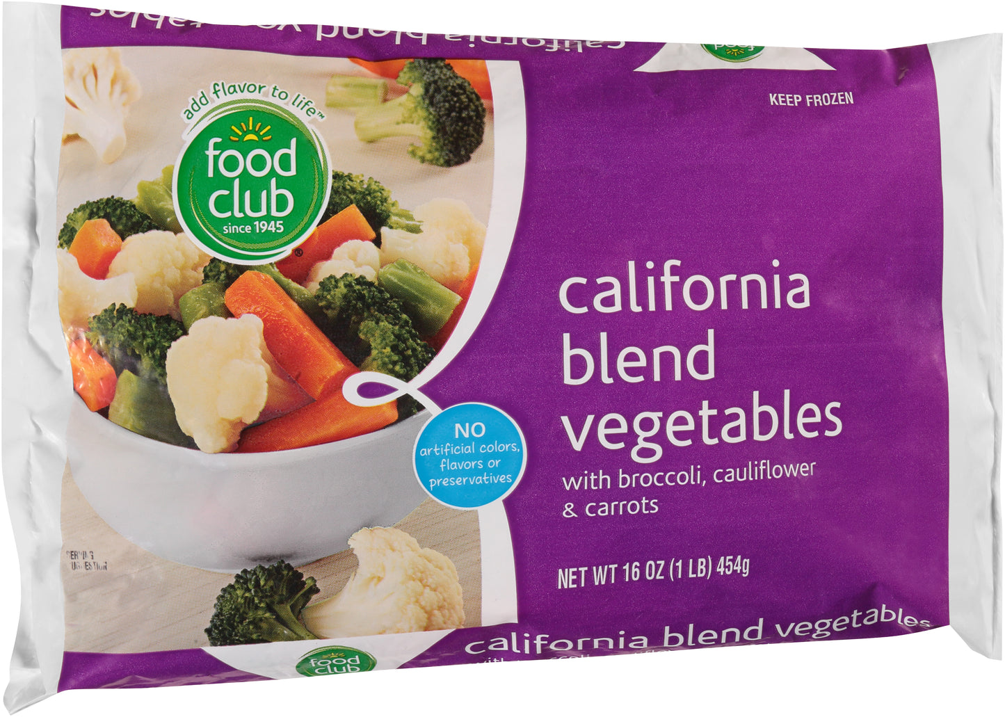 California Blend Vegetables With Broccoli, Cauliflower & Carrots