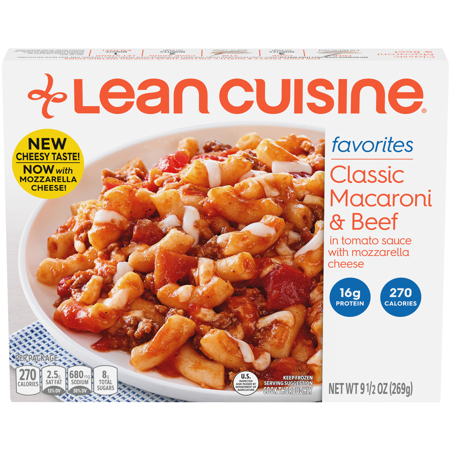 Lean Cuisine Macaroni and Beef Frozen Entrée