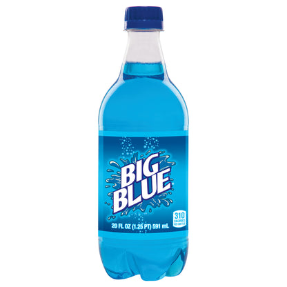 Big Blue Soda, 20 fl oz bottle