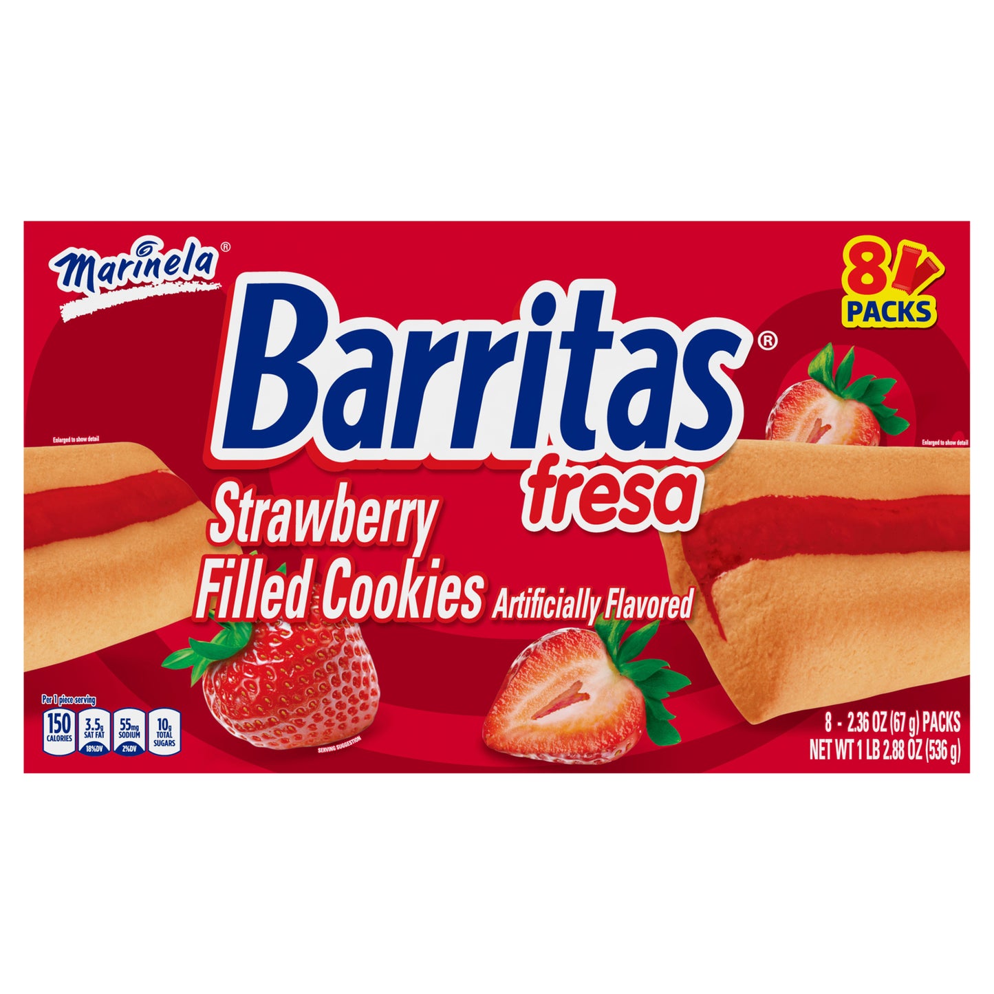 Marinela Rocko Filled Cookies 8 - 1.55 oz Packs