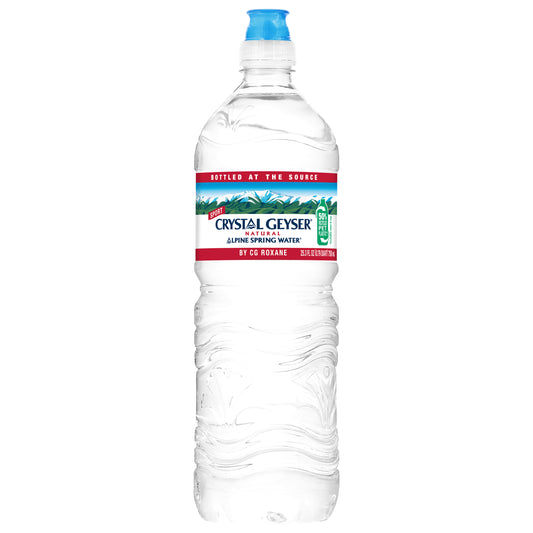 Crystal Geyser Natural Alpine Spring Water 25.3 fl oz