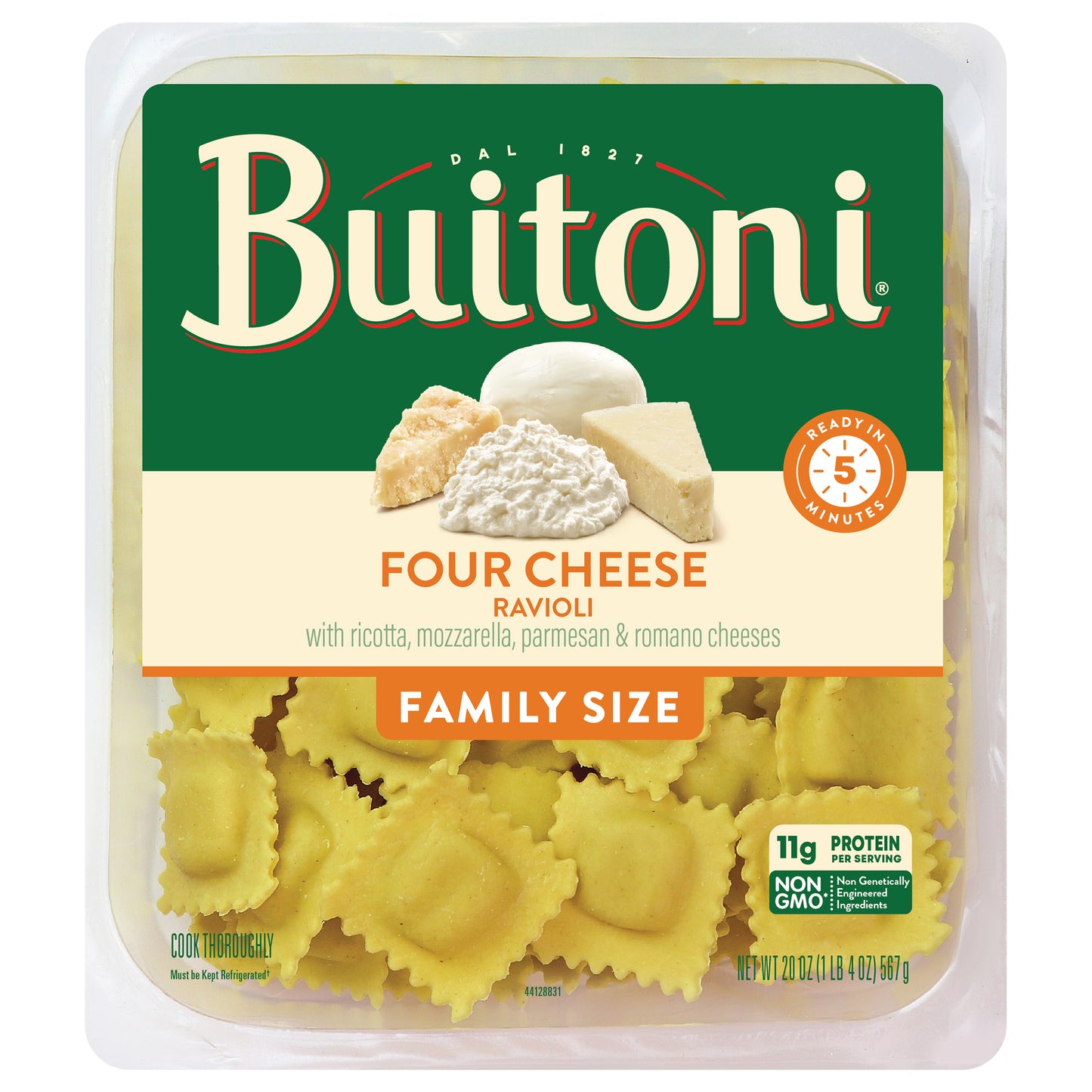 Buitoni Four Cheese Ravioli pasta,20 oz