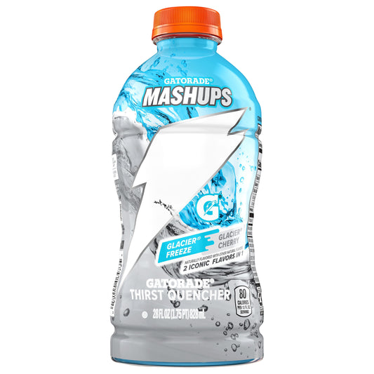 Gatorade Thirst Quencher Glacier Freeze & Glacier Cherry 28 Fl Oz