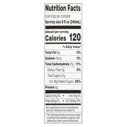 Food Club Cranberry Apple Juice Cocktail 64 fl oz
