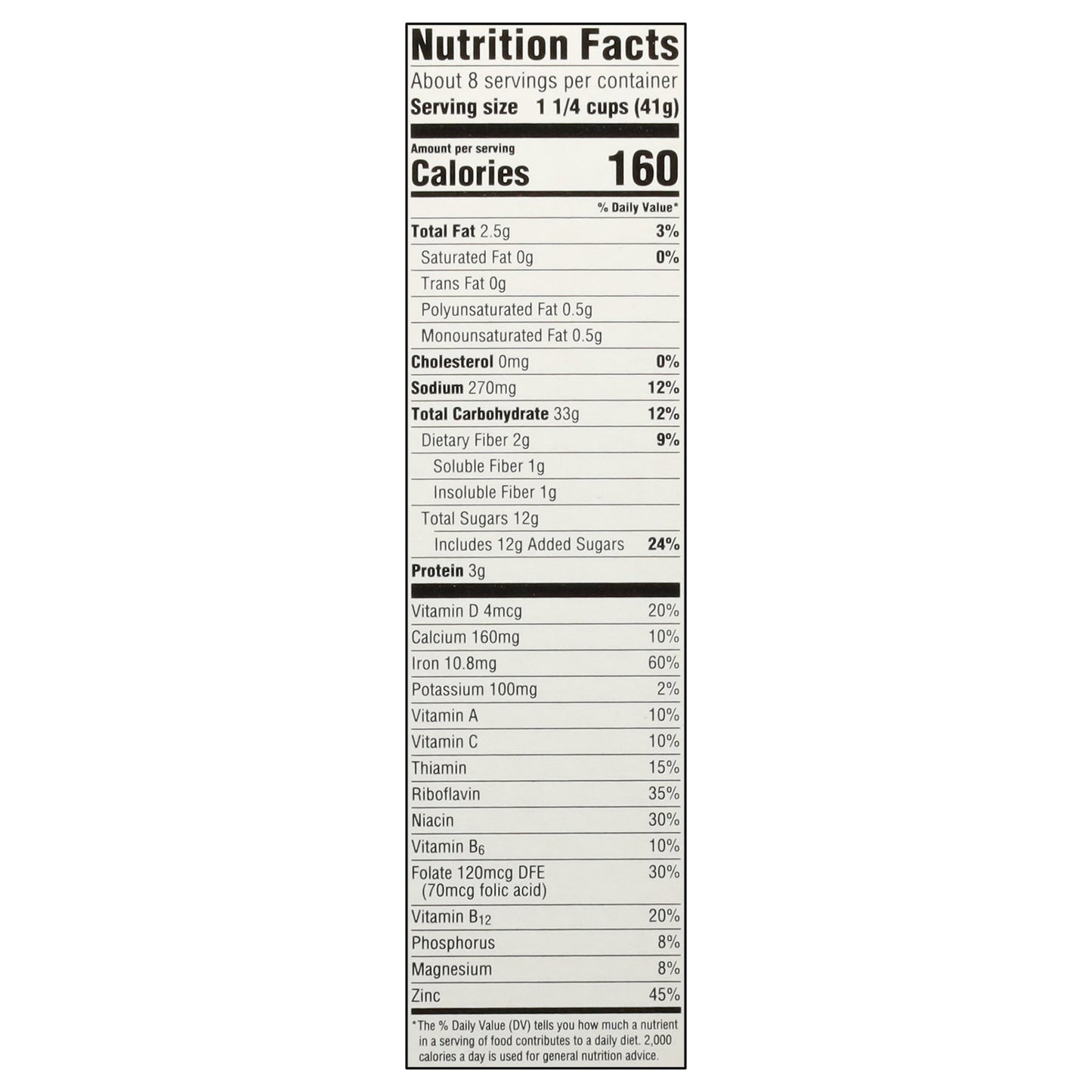 Food Club Toasted Oats Honey Nut Cereal 12.25 oz