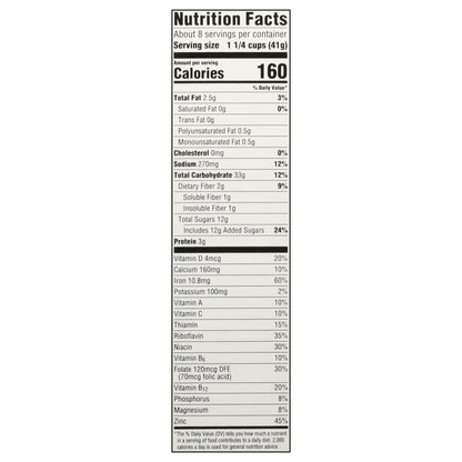 Food Club Toasted Oats Honey Nut Cereal 12.25 oz