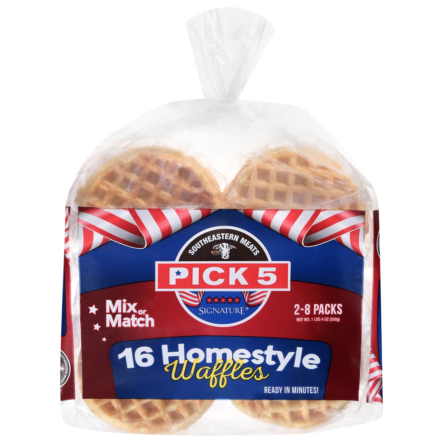 Pick 5 Signature Homestyle Waffles 2 - 8 Waffle Packs