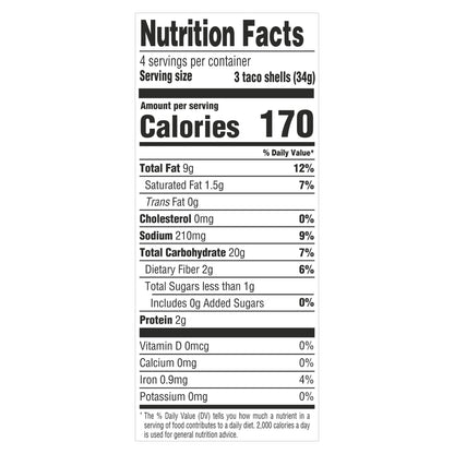 Taco Bell Mild Seasoned Flavor Crunchy Taco Shells, 12 ct, 4.8 oz Box