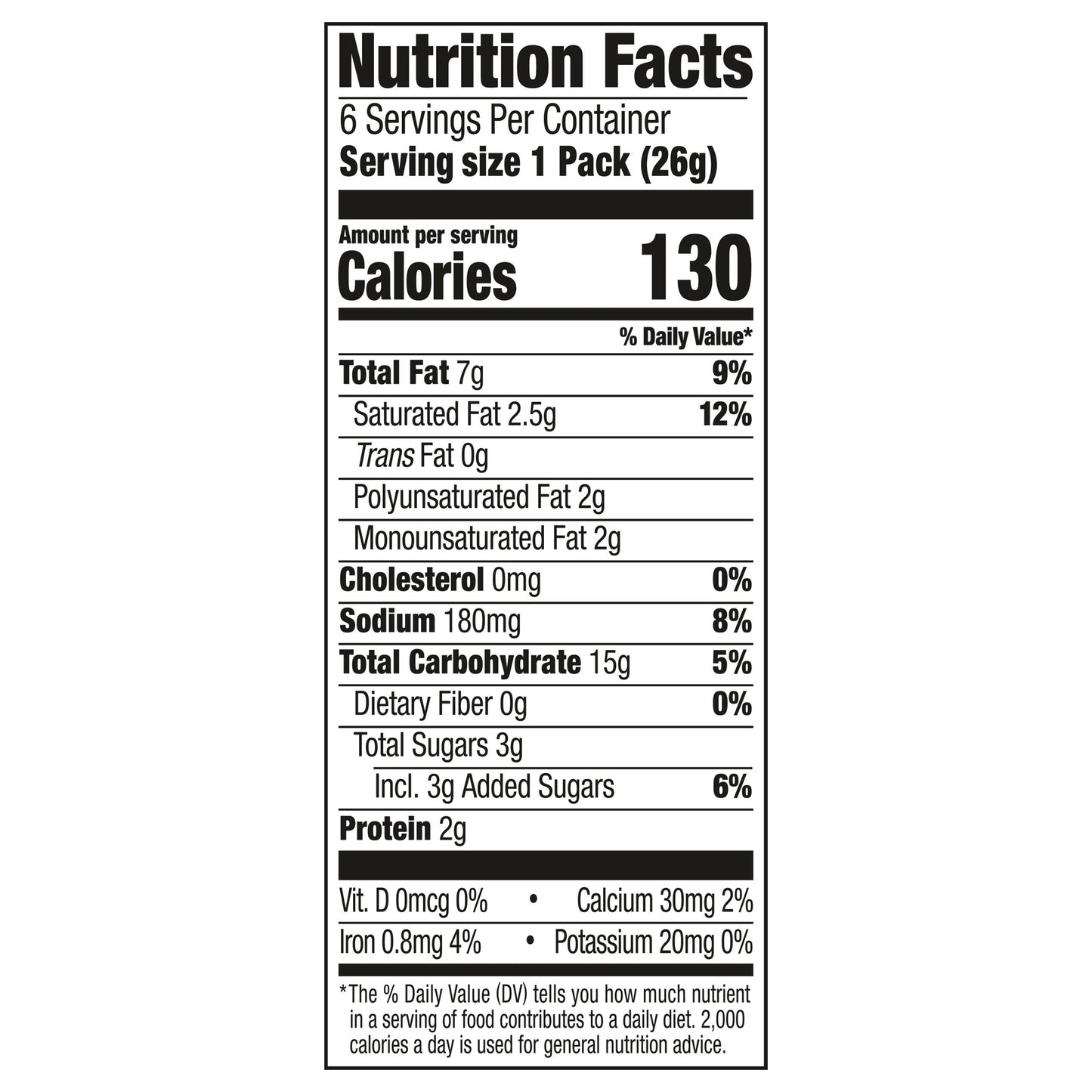 Lance Captain's Wafers Cream Cheese & Chives Sandwich Crackers 6 - 4 Packs