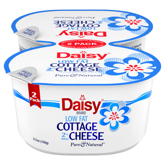 Daisy Pure and Natural 2% Low Fat Cottage Cheese 2-Pack 5.3 oz