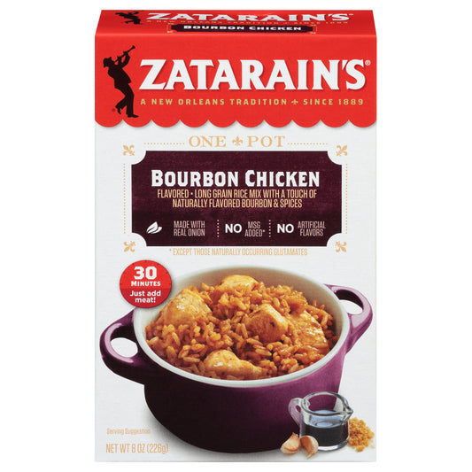 Zatarain's Bourbon Chicken Rice, 8 oz