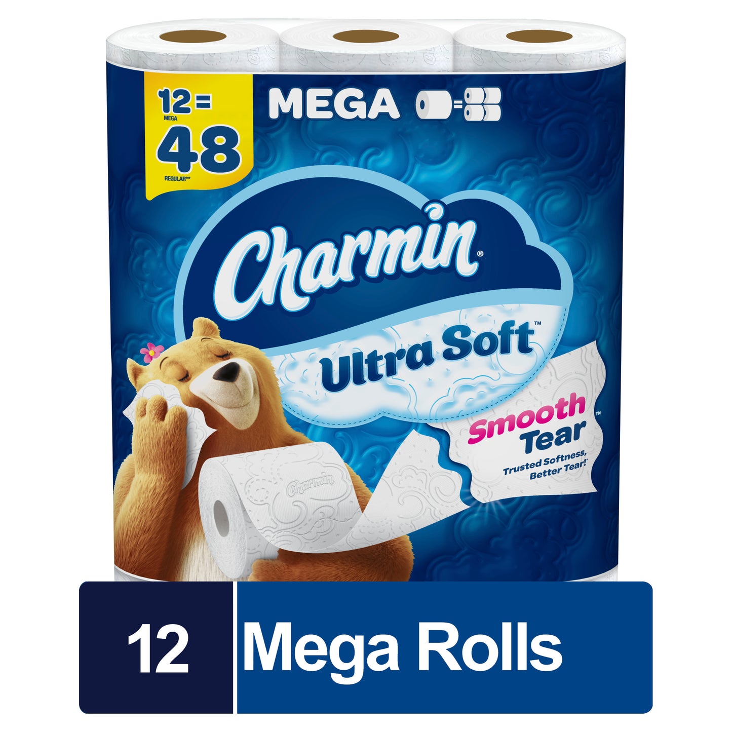 Charmin Ultra Soft Toilet Paper 12 Mega Rolls, 224 Sheets Per Roll