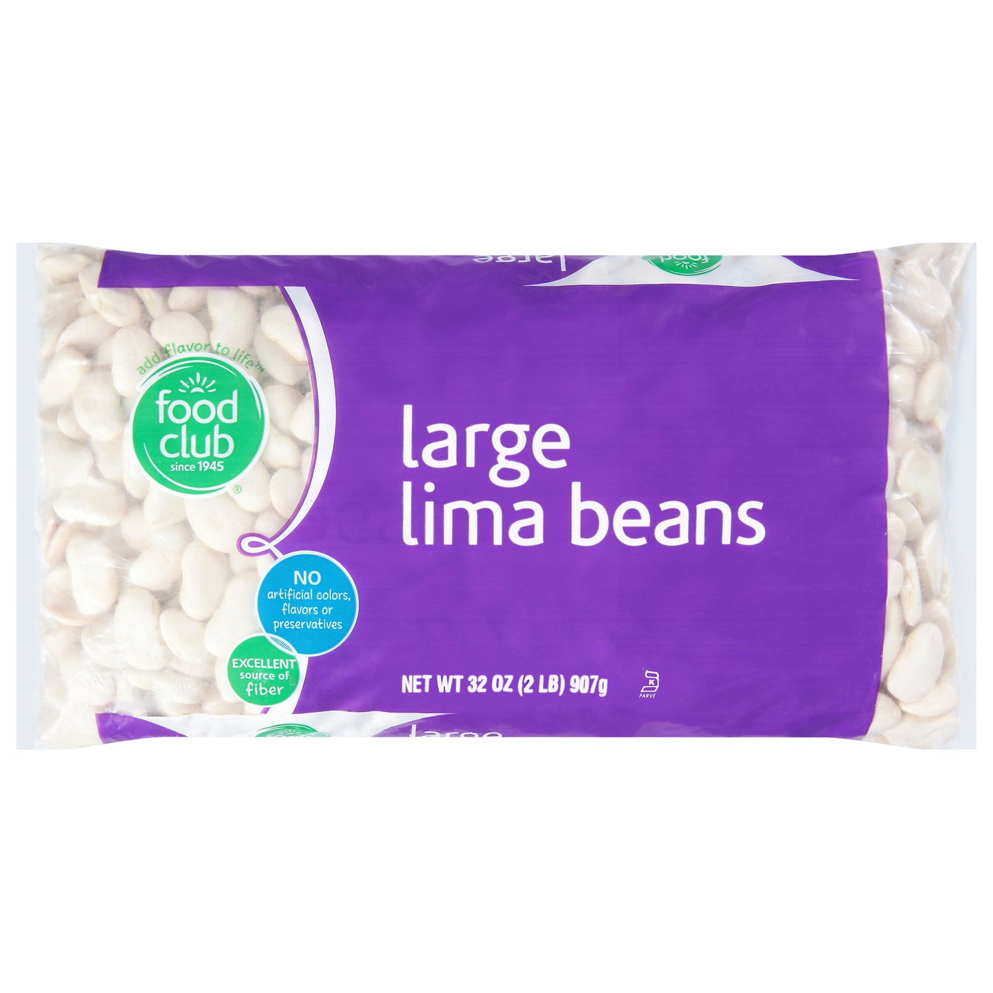 Food Club Lima Beans Large 32 oz