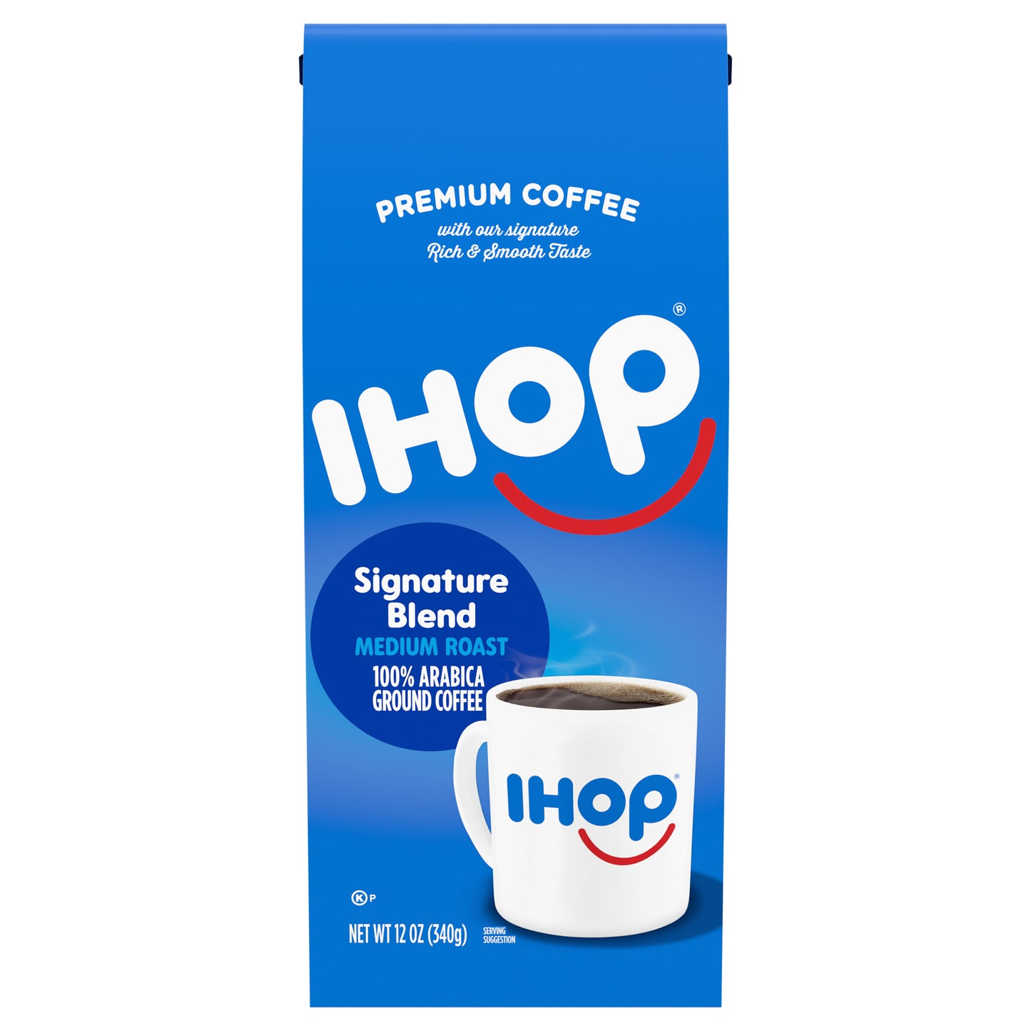 IHOP Medium Roast Signature Blend Ground Coffee, 12 oz Bag