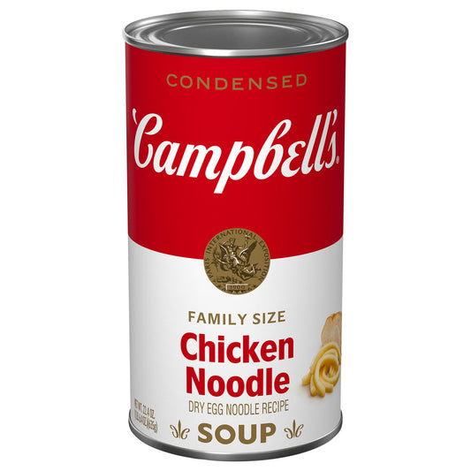 Campbell's Family Size Condensed Chicken Noodle Soup 22.4 oz