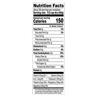 Quaker Whole Grain Oats Quick 1-Minute Oats Regular 42 Oz