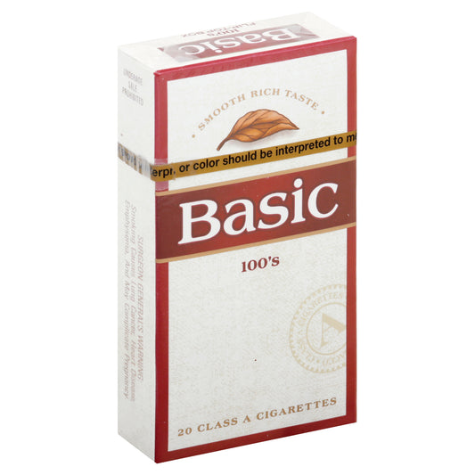Basic Cigarettes 20 ea - Red 100's