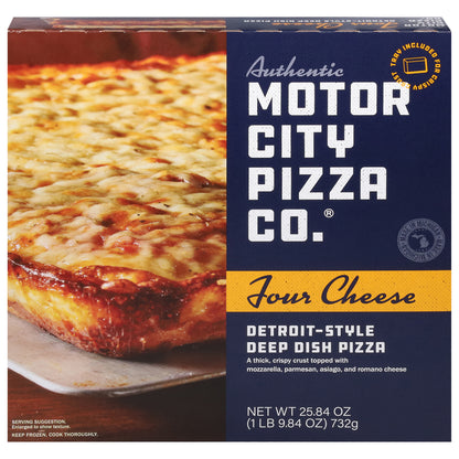 Motor City Pizza Co. Detroit-Style Deep Dish Four Cheese Pizza 25.84 oz