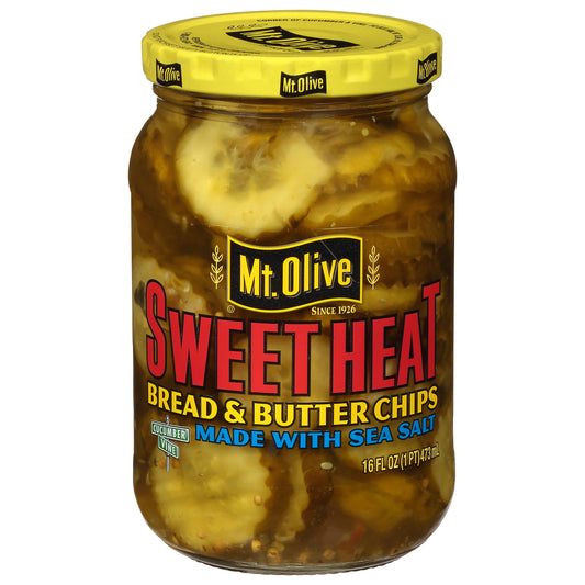 Mt Olive Sweet Heat Bread & Butter Pickle Chip