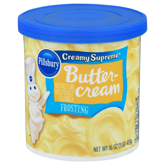 Pillsbury Creamy Supreme Butter Cream Frosting 16 oz