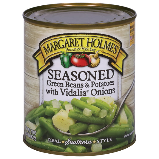 Margaret Holmes Seasoned Green Beans & Potatoes with Vidalia Onions 29 oz