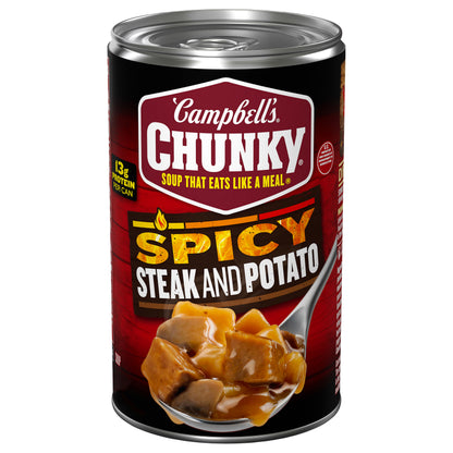 Campbell's Chunky Spicy Steak & Potato Soup 18.8 oz