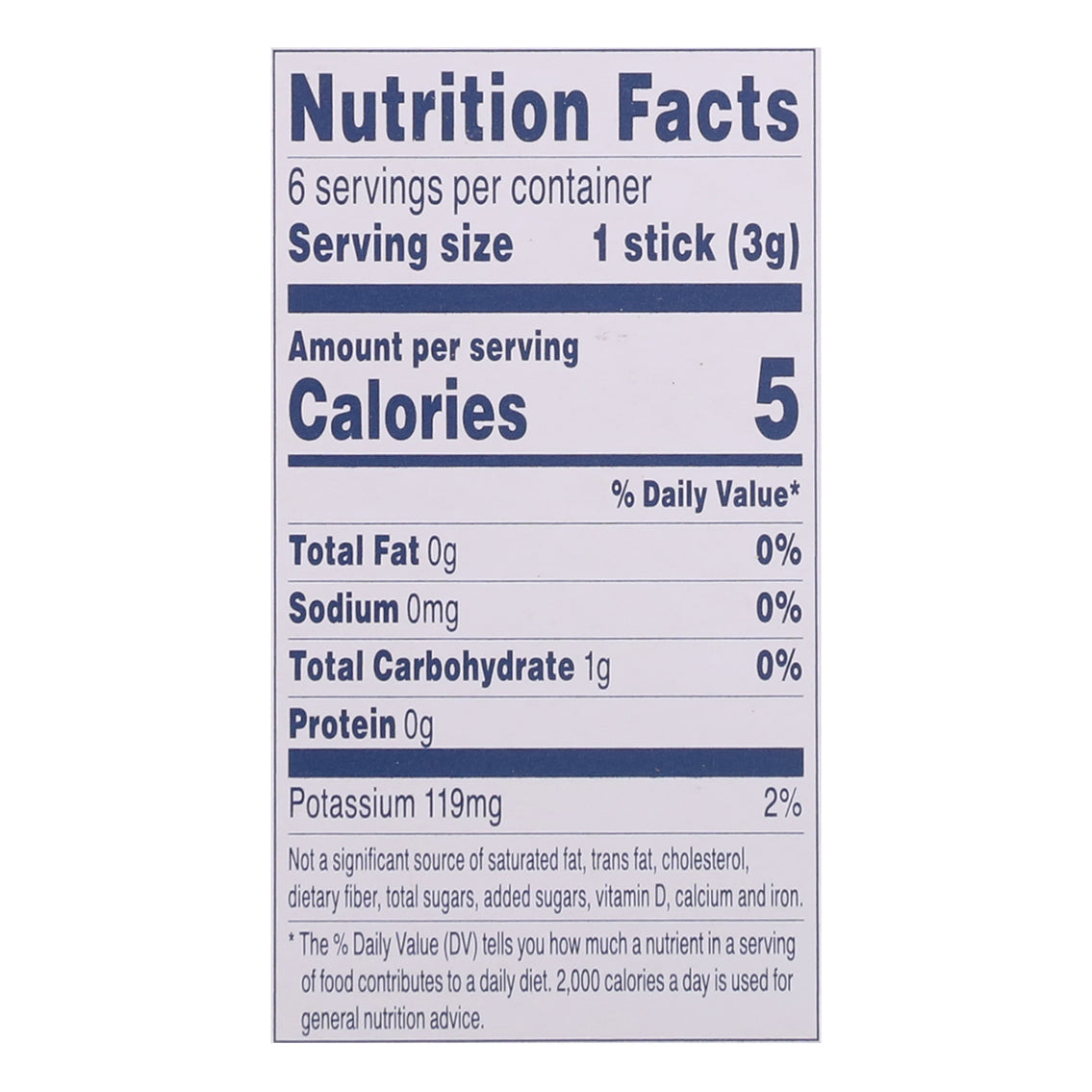 Jolly Rancher Zero Sugar 6 Pack Blue Raspberry Drink Mix 6 ea