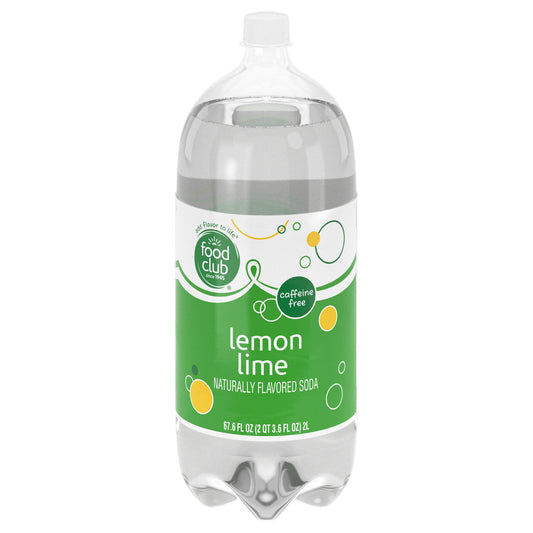 Food Club Lemon Lime Soda 67.6 fl oz