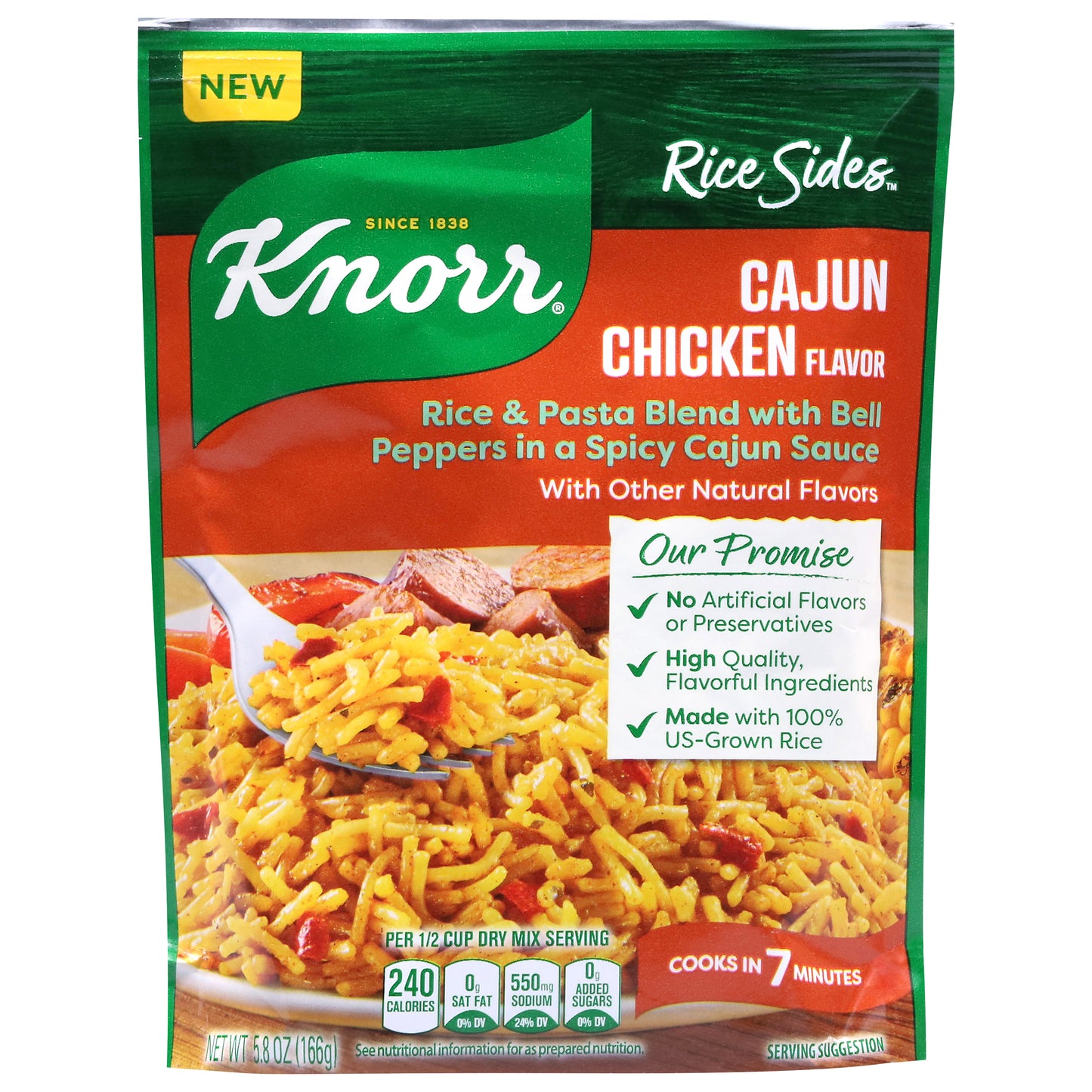Knorr Rice Sides Cajun Chicken Flavor Rice & Pasta Blend 5.8 oz