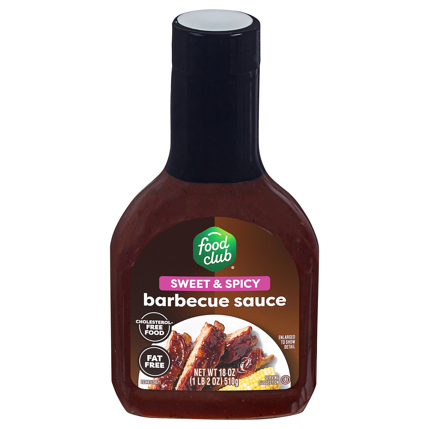 Food Club Sweet & Spicy Barbecue Sauce 18 oz