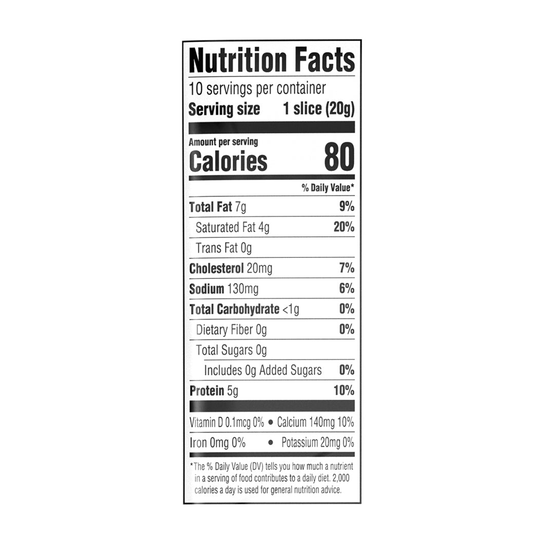 Food Club Sliced Medium Cheddar Cheese 10 ea