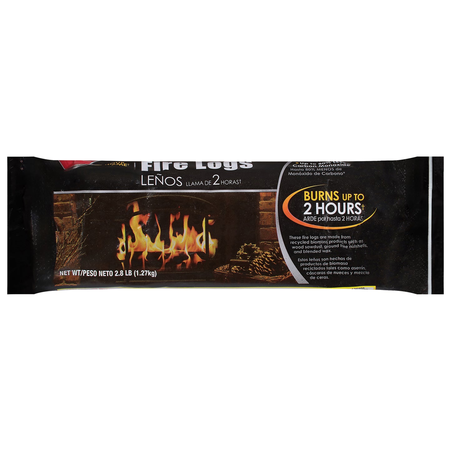 CharKing 2 Hour Flame Fire Logs 2.8 lb