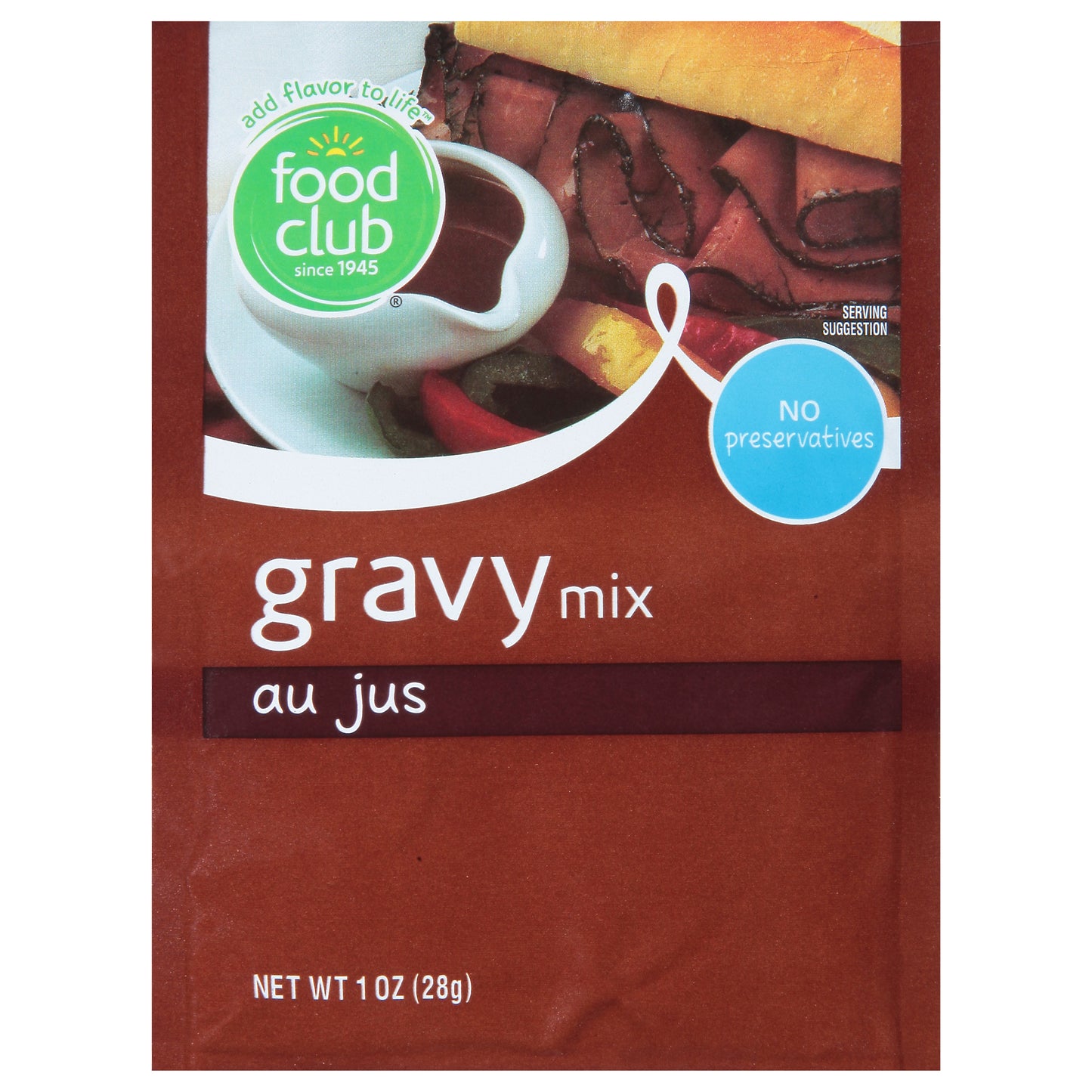 Food Club Au Jus Gravy Mix 1 oz
