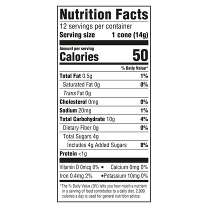 KEEBLER Waffle Cones, 12count Cones, 5oz / 141g
