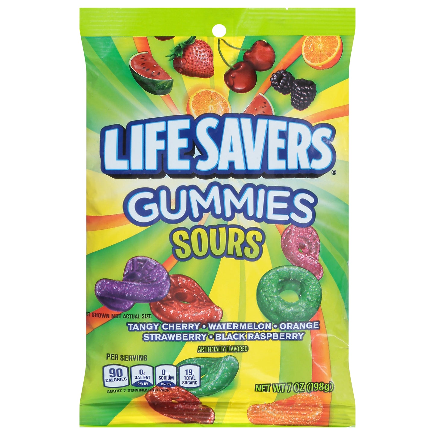 Life Savers Sours Assorted Gummies 7 oz