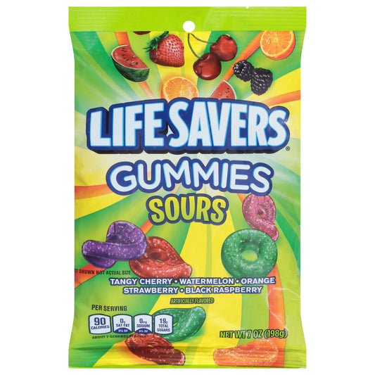 Life Savers Sours Assorted Gummies 7 oz