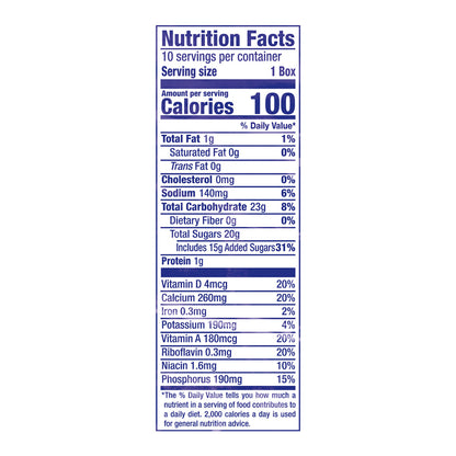 Yoo-hoo Cookies & Cream Drink 10 - 6.5 fl oz Boxes