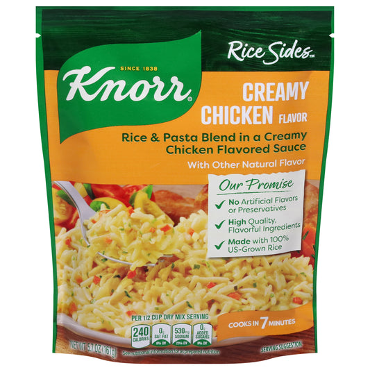 Knorr Rice Sides Creamy Chicken Flavor Rice & Pasta Blend 5.7 oz