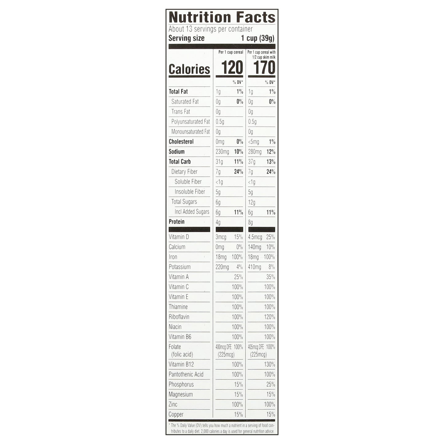 Food Club Bran Flakes Cereal 17.3 oz