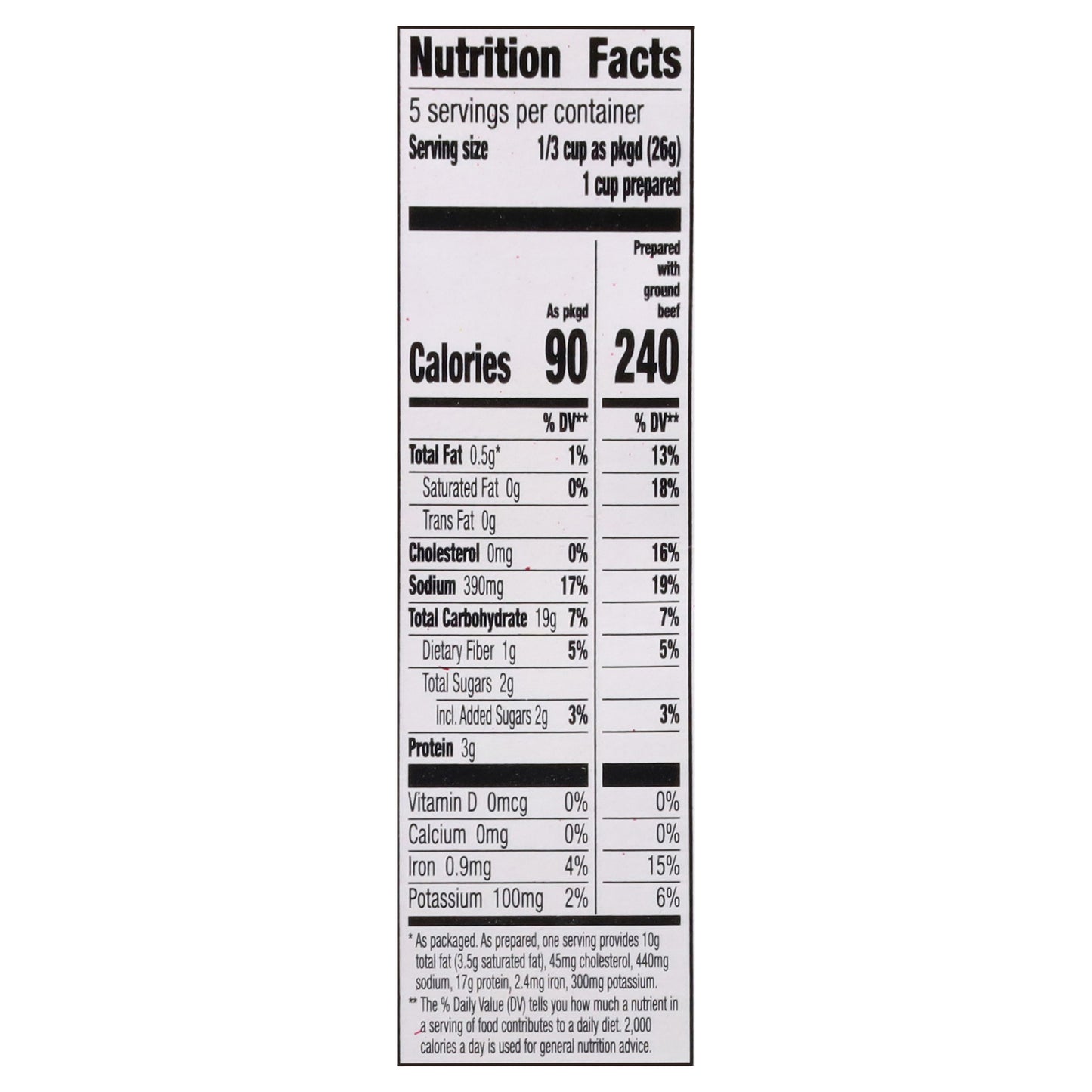 Hamburger Helper Chili Macaroni Pasta & Sauce Mix 5.2 oz